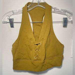 Offline Aerie gold sports bra